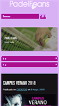 Mobile Screenshot of padelfeans.es